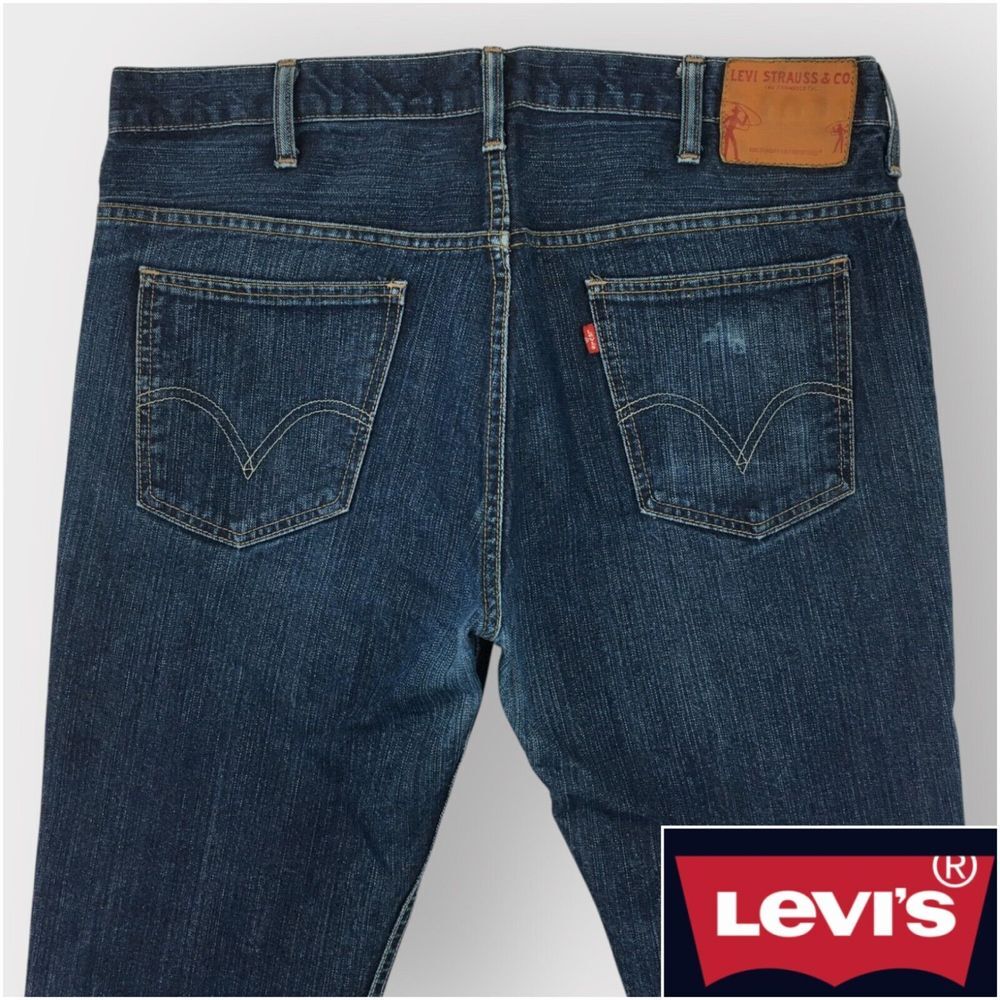 Vintage Levi's Premium Jeans Mens‎ Size 36x34 Austin Boot Cut Low Rise Denim Y2K